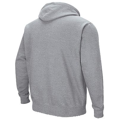 Men's Colosseum Heathered Gray South Dakota Coyotes Arch and Logo