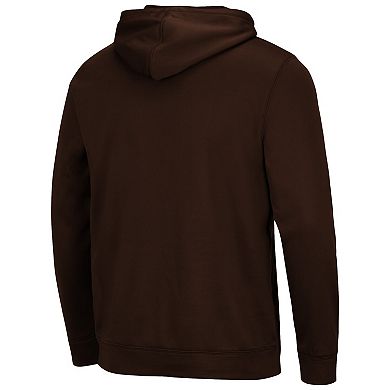 Men's Colosseum Brown Wyoming Cowboys Lantern Pullover Hoodie