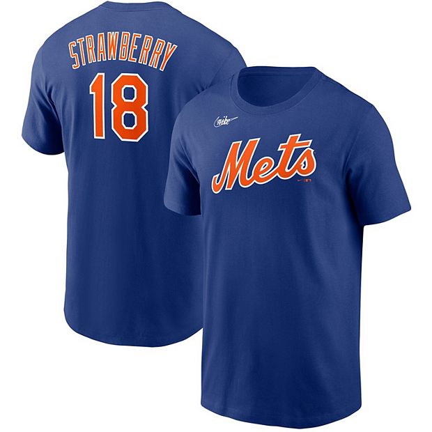 Majestic, Shirts, New York Mets Jersey Tshirt 8 Darryl Strawberry Size  2xl