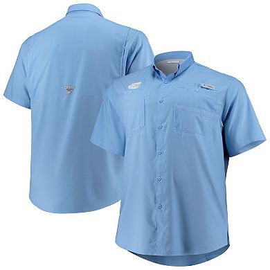Men's Columbia Carolina Blue North Carolina Tar Heels Big & Tall Tamiami Omni-Shade Button-Down Shirt