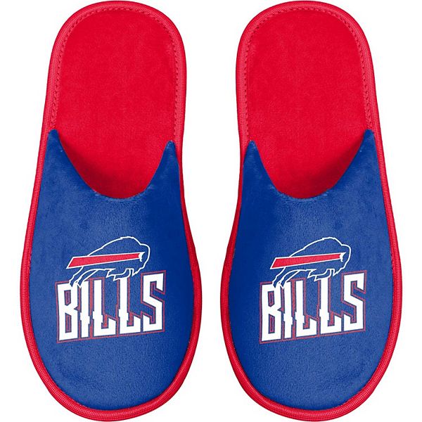 FOCO NFL Men's NFL Buffalo Bills 2022 Big Logo Color Edge Slippers