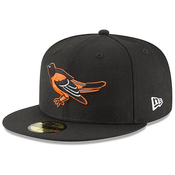 New Era Black Baltimore Orioles Cooperstown Collection Logo