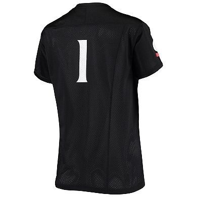 Women's Under Armour #1 Black Cincinnati Bearcats Finished Replica Football Jersey
