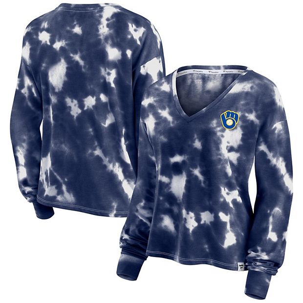 MLB Milwaukee Brewers V Style Tie-Dye Men's T-Shirt