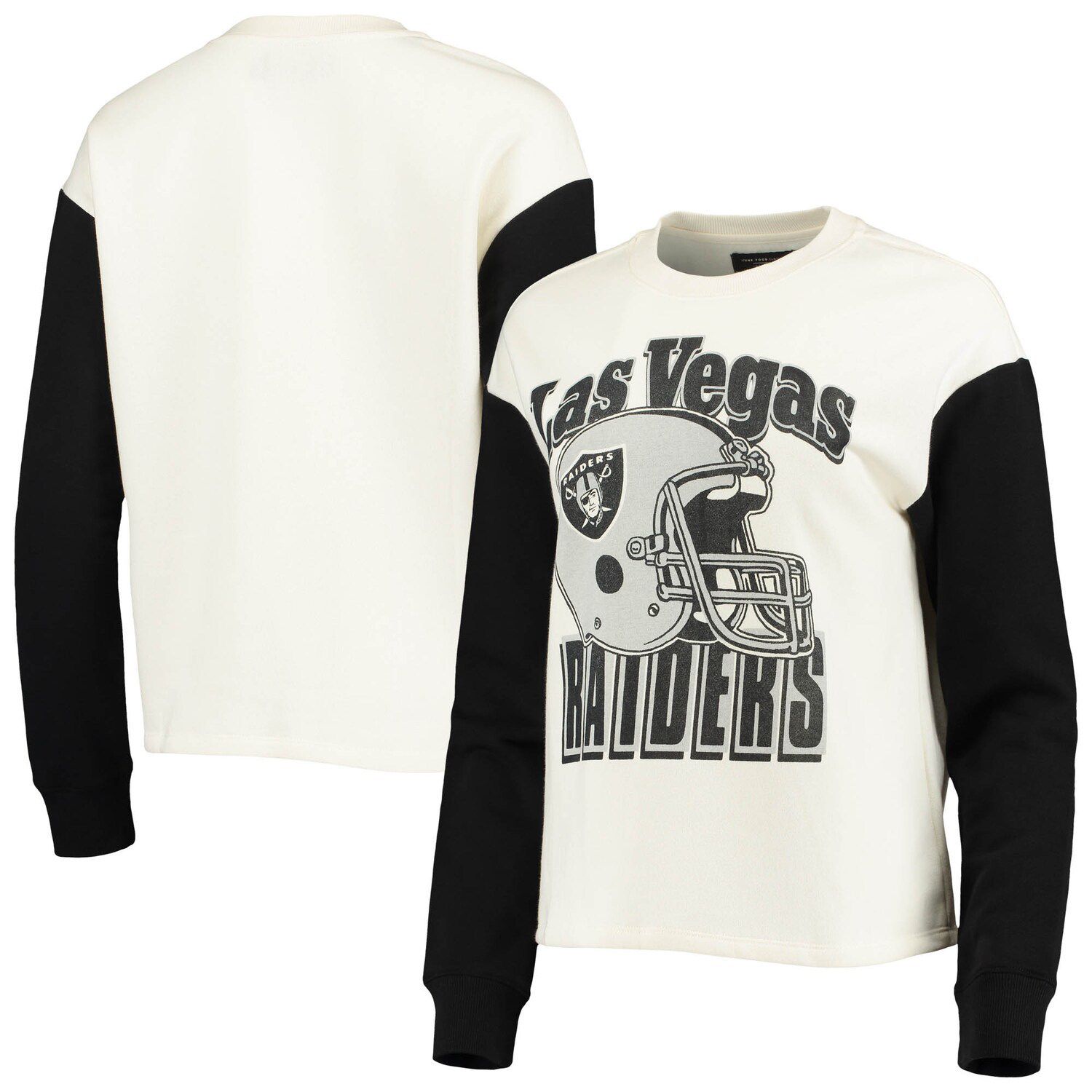 Las Vegas Raiders BOSS X NFL Drive Crew Neck Pullover