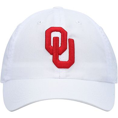 Men's Top of the World White Oklahoma Sooners Staple Adjustable Hat