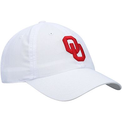 Men's Top of the World White Oklahoma Sooners Staple Adjustable Hat