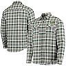 Men's Antigua Green/Gray Portland Timbers Ease Flannel Long Sleeve Button-Up Shirt