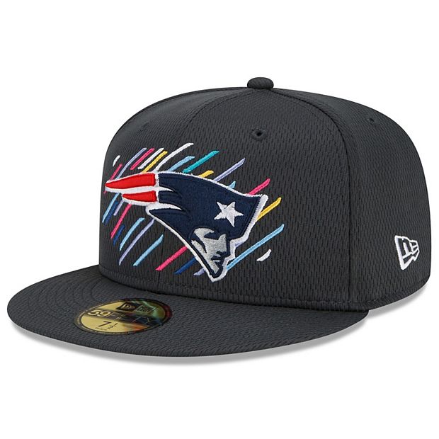 Men's New Era Charcoal New England Patriots 2021 NFL Crucial Catch 9FORTY  Adjustable Hat