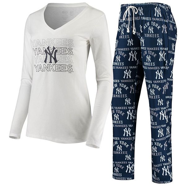 Women's Touch Navy New York Yankees Cascade T-Shirt Dress Size: Small