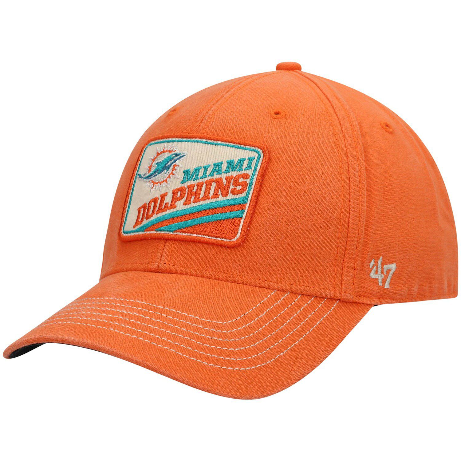 Image for Unbranded Men's '47 Orange Miami Dolphins Upland MVP Logo Adjustable Hat at Kohl's.