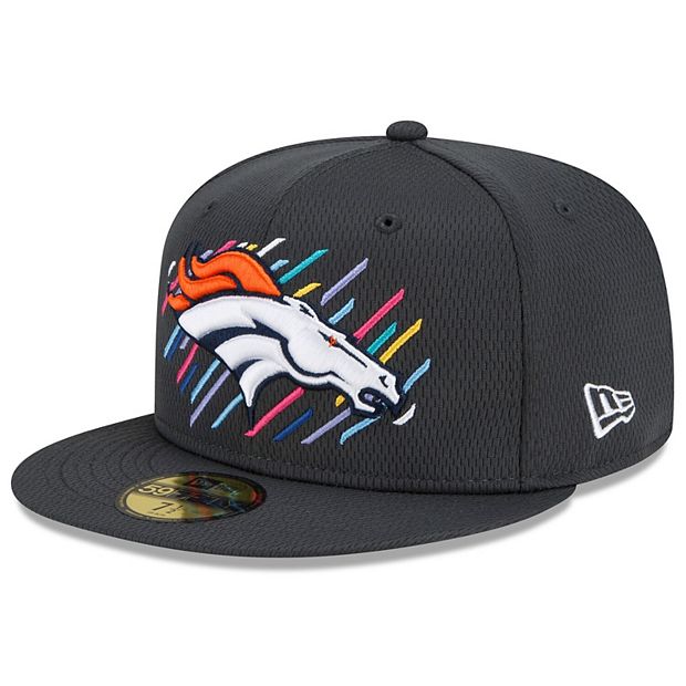 Denver Broncos Crucial Catch Intercept Cancer New Era Hat M/L