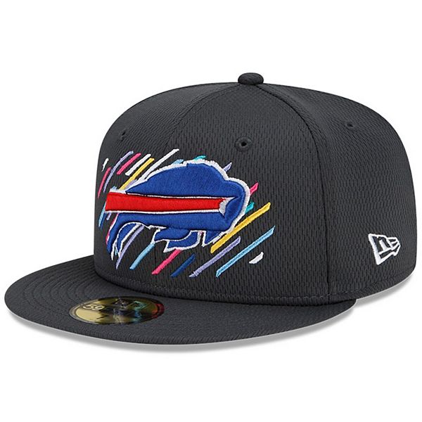 Men's New Era Charcoal Buffalo Bills 2021 NFL Crucial Catch 39THIRTY Flex  Hat