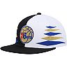 Men's Mitchell & Ness Black/White Philadelphia 76ers Diamond Cut Snapback Hat