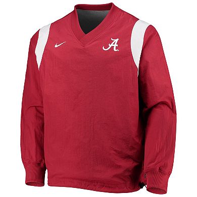 Men's Nike Crimson Alabama Crimson Tide Rev Pullover Windbreaker Jacket