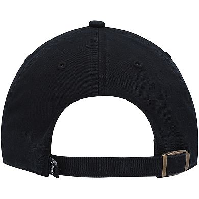 Youth '47 Black Las Vegas Raiders Logo Clean Up Adjustable Hat