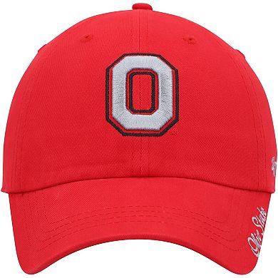 Women's '47 Scarlet Ohio State Buckeyes Miata Clean Up Adjustable Hat