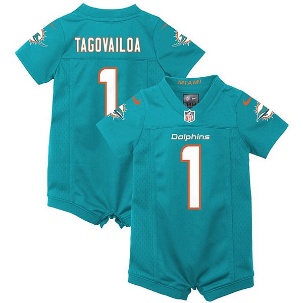 Youth Nike Tua Tagovailoa Aqua Miami Dolphins Alternate Game Jersey