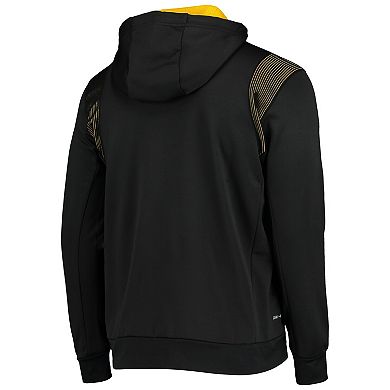 Men's Nike Black Iowa Hawkeyes 2021 Team Sideline Performance Pullover Hoodie