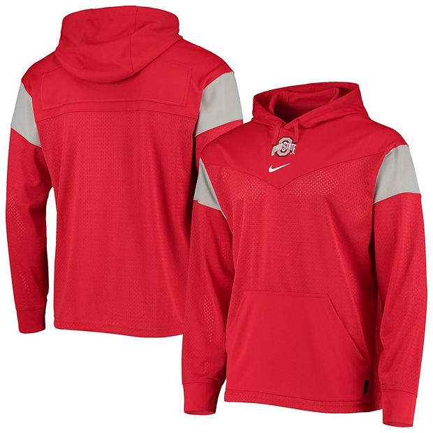 Ohio State Buckeyes Nike Dri-Fit Hoodie Long Sleeve T-Shirt / 2X-Large