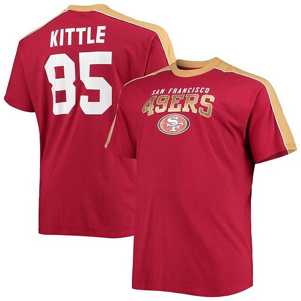 Women's Fanatics Branded George Kittle Scarlet San Francisco 49ers Player  Jersey 