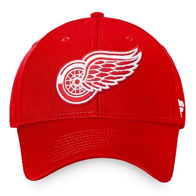 Men's Fanatics Branded Red Detroit Red Wings Core Adjustable Hat