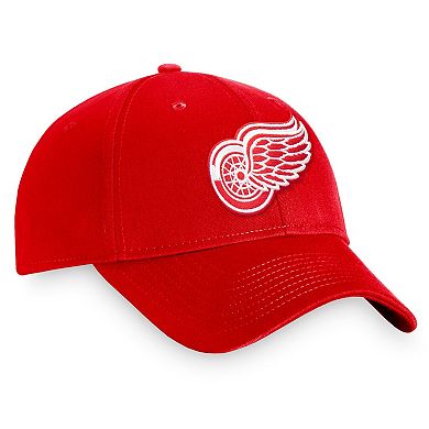 Men's Fanatics Branded Red Detroit Red Wings Core Adjustable Hat
