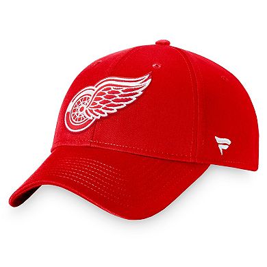 Men's Fanatics Branded Red Detroit Red Wings Core Adjustable Hat