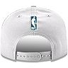 Men's New Era White Philadelphia 76ers Color Pop 9FIFTY Snapback Hat