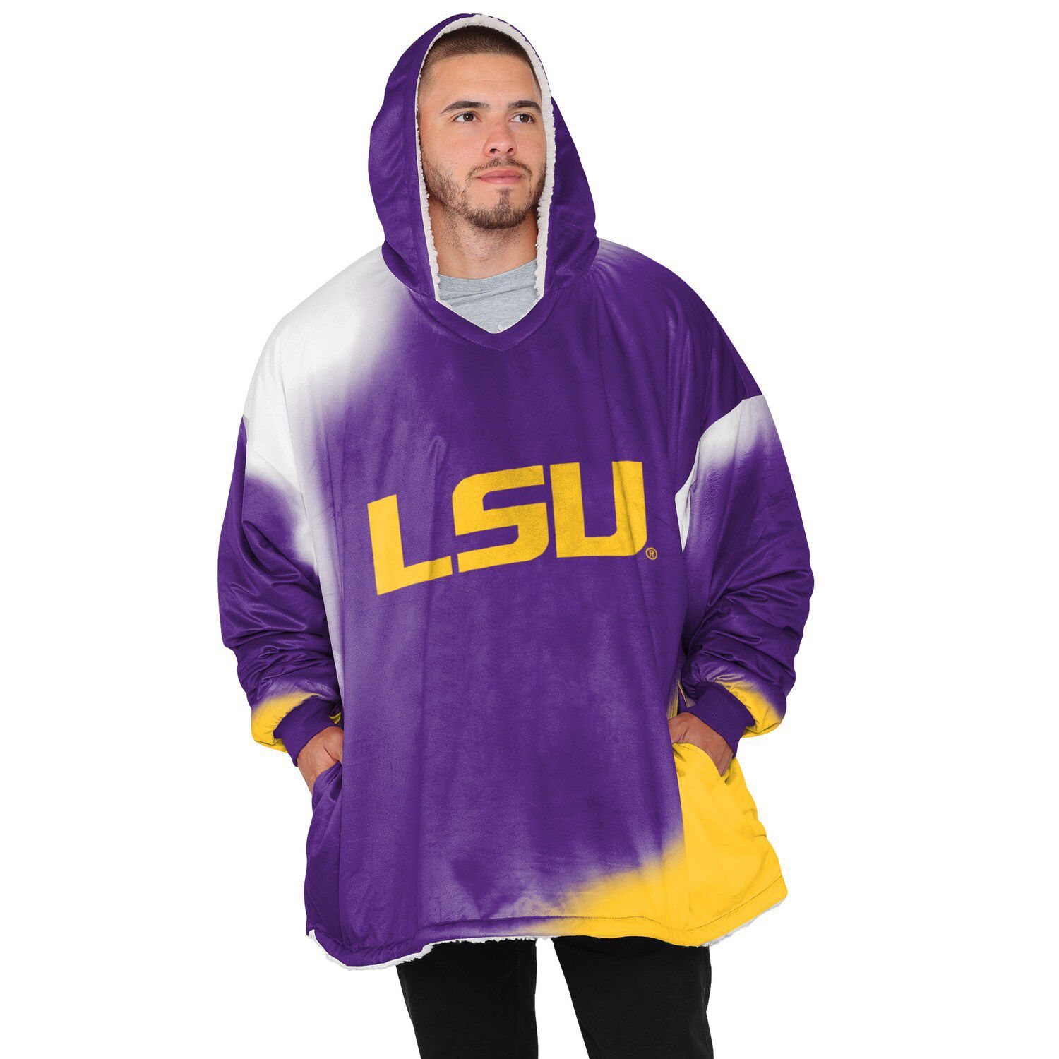 white lsu windbreaker