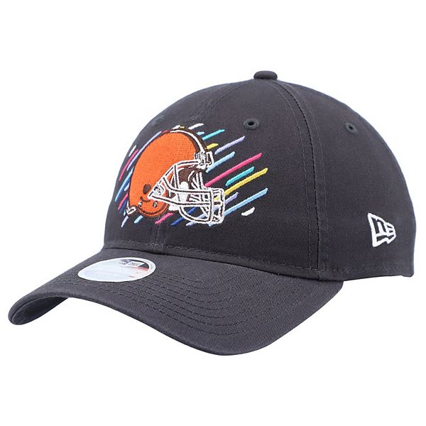 Women's New Era Charcoal Cleveland Browns 2021 NFL Crucial Catch 9TWENTY  Adjustable Hat