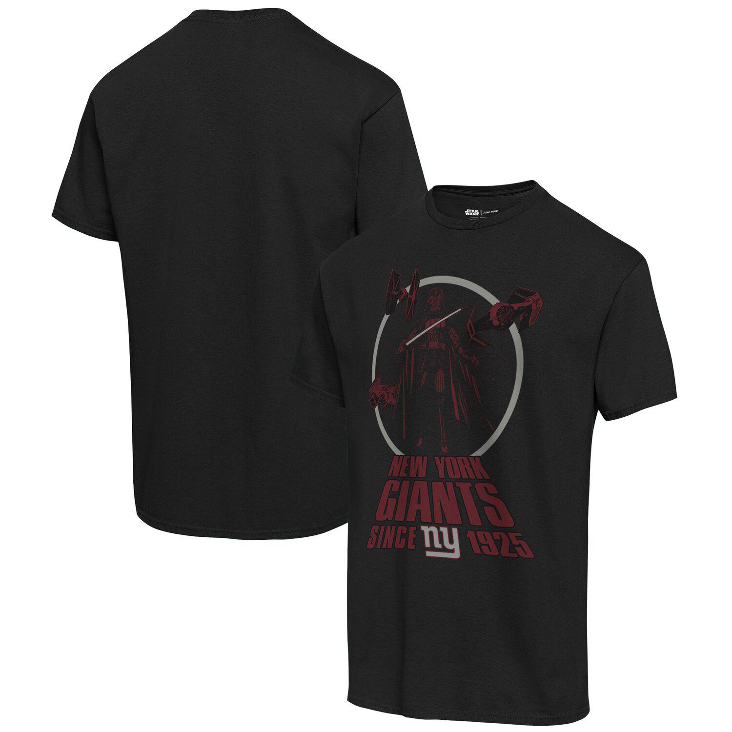 Image for Unbranded Men's Junk Food Black New York Giants Disney Star Wars Empire Title Crawl T-Shirt at Kohl's.