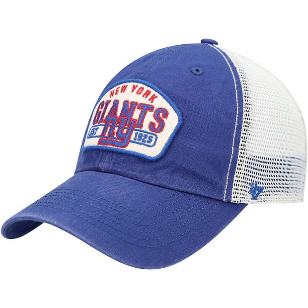 Men's '47 Royal/White New York Giants Trucker Snapback Hat