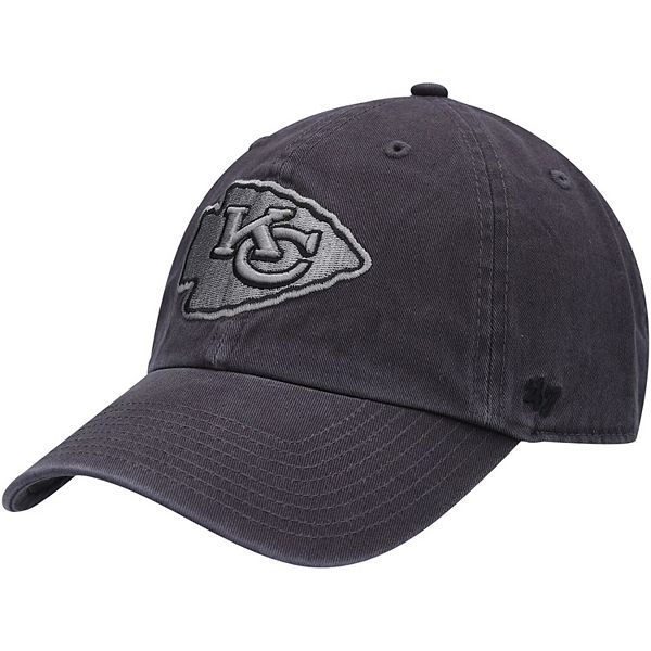 Kansas City Chiefs '47 Super Bowl LVII Side Patch Clean Up Adjustable Hat -  Charcoal