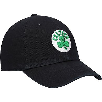 Men's '47 Black Boston Celtics Team Clean Up Adjustable Hat