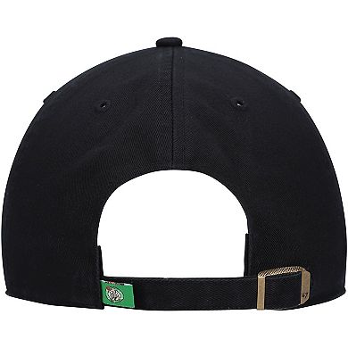 Men's '47 Black Boston Celtics Team Clean Up Adjustable Hat