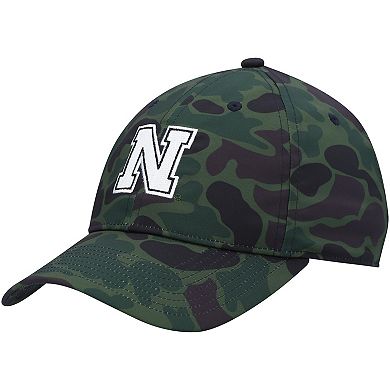 Men's adidas Camo Nebraska Huskers Military Appreciation Slouch Primegreen Adjustable Hat