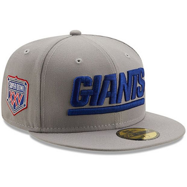 Men's New Era Royal New York Giants Patch Up Super Bowl XLII 59FIFTY Fitted Hat