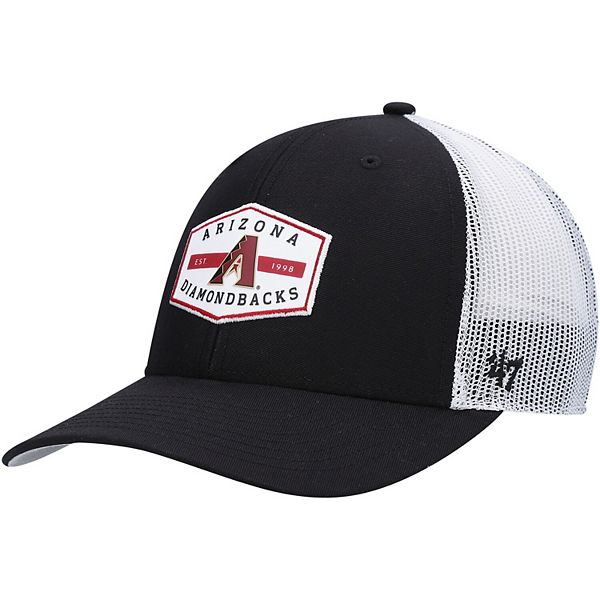 Men's '47 Black Arizona Diamondbacks Convoy Trucker Snapback Hat