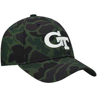 Men's adidas Camo GA Tech Yellow Jackets Military Appreciation Slouch Primegreen Adjustable Hat