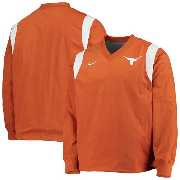 Men's Nike Texas Orange Texas Longhorns Rev Pullover Windbreaker Jacket