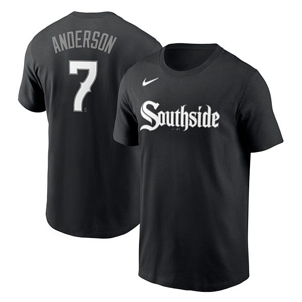 Tim Anderson Chicago White Sox Nike Toddler City Connect Name & Number T- Shirt - Black