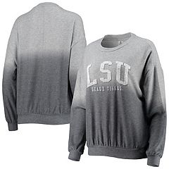 Women's Gameday Couture Gray Louisville Cardinals Faded Wash Pullover  Sweatshirt