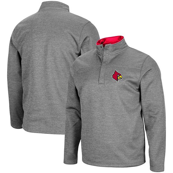 Louisville Cardinals Colosseum Youth Fleece Pants - Heathered Charcoal