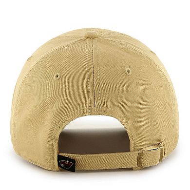 Men's '47 Gold Minnesota Wild Clean Up Adjustable Hat