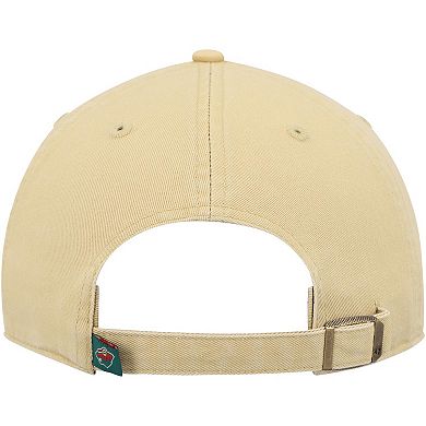 Men's '47 Gold Minnesota Wild Clean Up Adjustable Hat