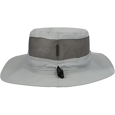 Men's Columbia Gray Bora Bora Booney II Omni-Shade COOLMAX Bucket Hat