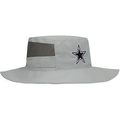 Men's Columbia Gray Bora Bora Booney II Omni-Shade COOLMAX Bucket Hat