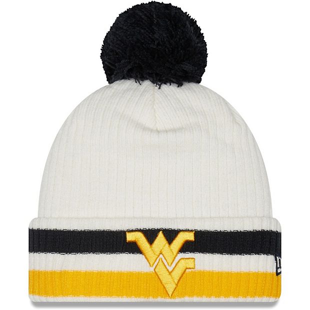 New Era West Virginia Mountaineers Black & White 59FIFTY Fitted Hat