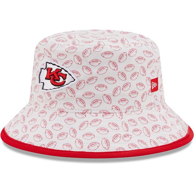 Toddler New Era White Kansas City Chiefs Cutie Bucket Hat